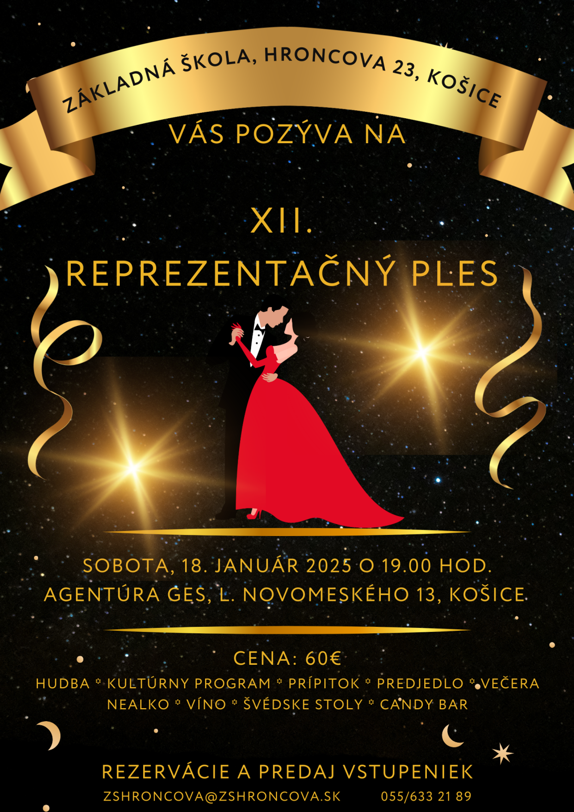 XII. reprezentačný ples – POZVÁNKA